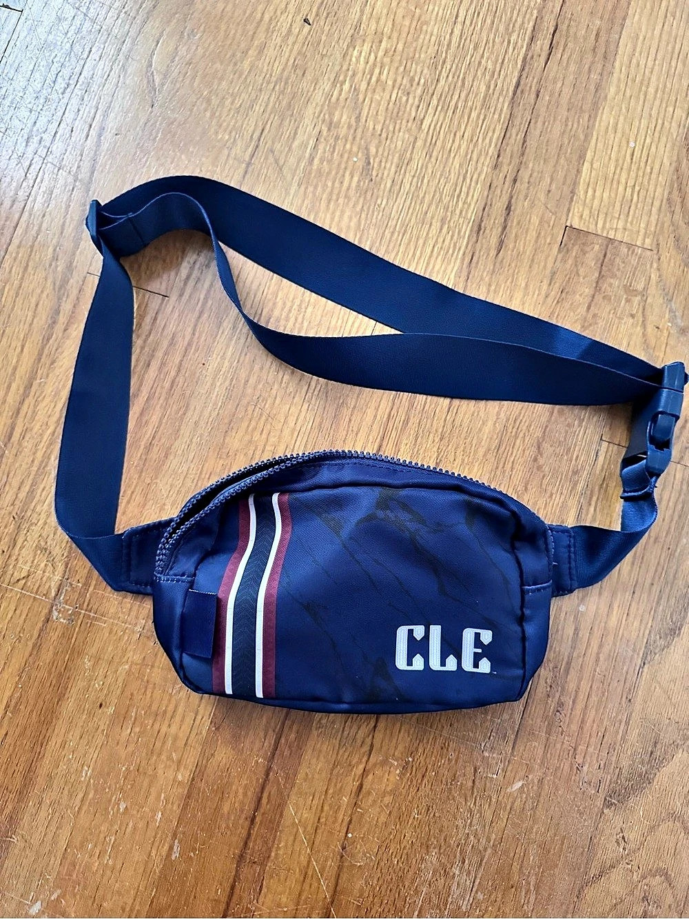 CLE Crossbody Bag in Blue - Cleveland guardians baseball